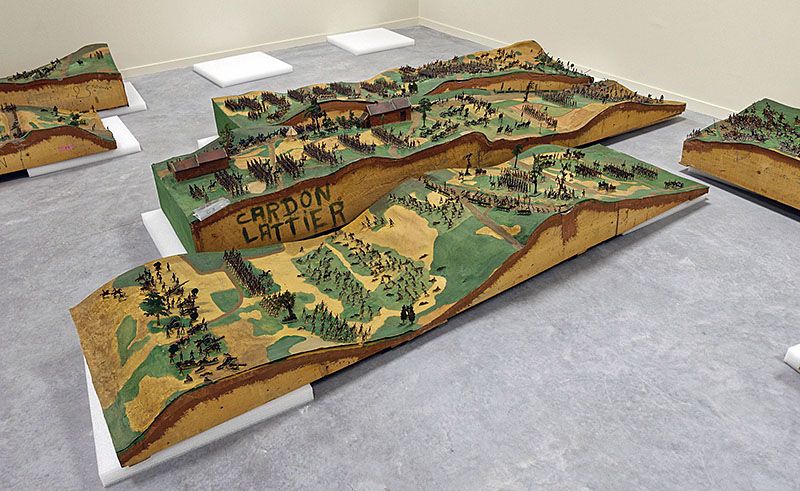 Detail of the diorama
