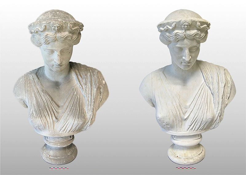 Bust of Hygieia.