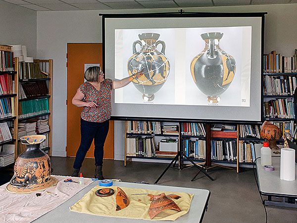 Presentation of the restoration work